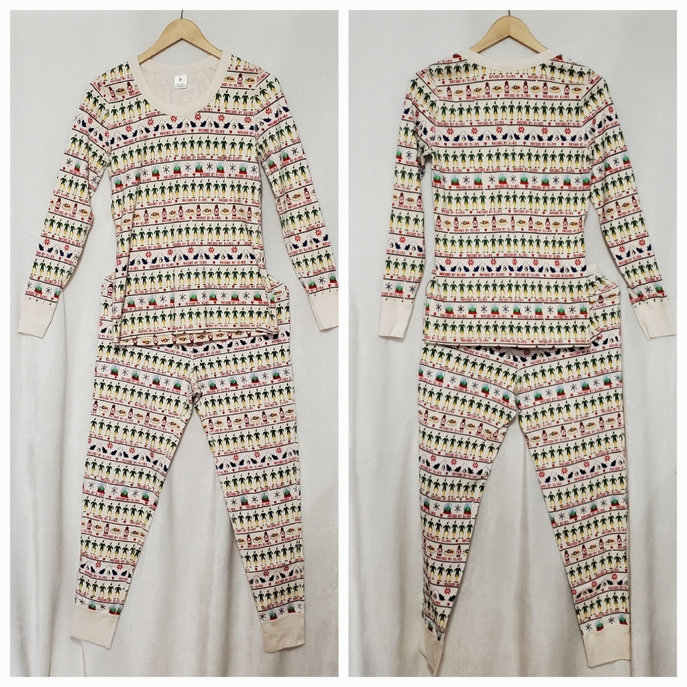 Hanna Andersson Raised By Elves PJ Set Size M